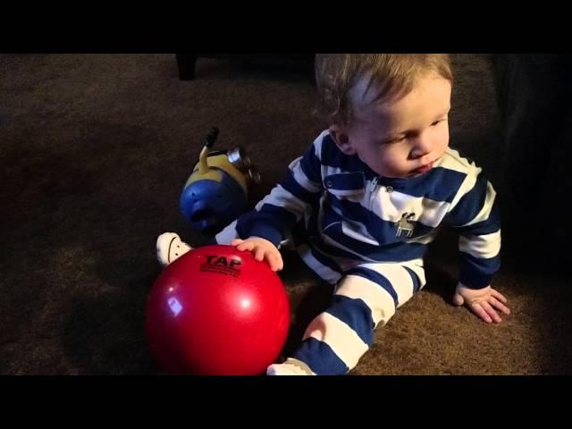 1 year old lifting 8 pounds!!