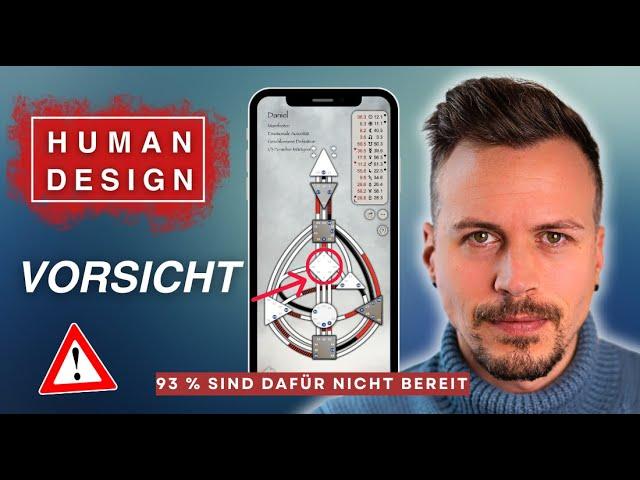 Warum HUMAN DESIGN gefährlich ist (Kritik!)