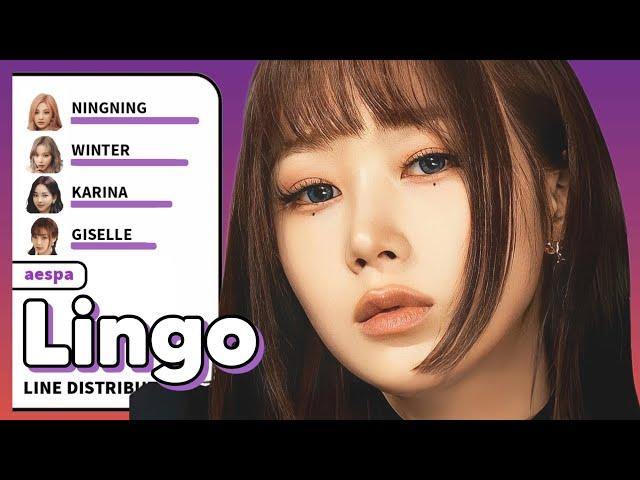 aespa - Lingo (Line Distribution)