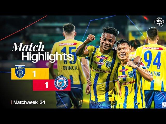 Match Highlights | Kerala Blasters FC 1-1 Jamshedpur FC | MW 24 | ISL 2024-25