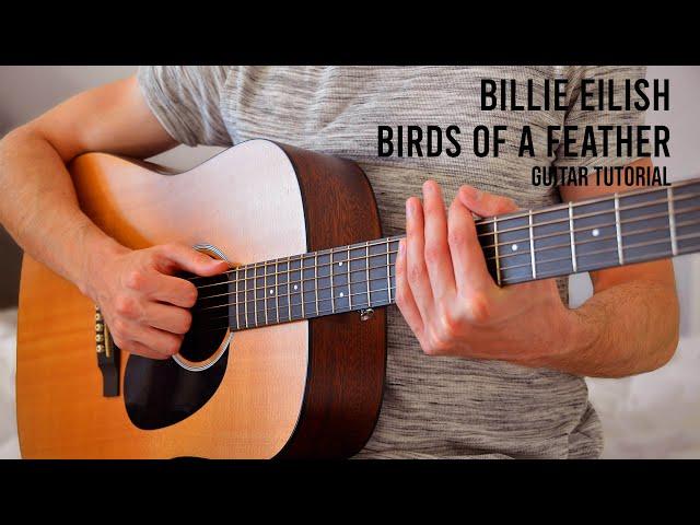 Billie Eilish – BIRDS OF A FEATHER EASY Guitar Tutorial With Chords / Lyrics