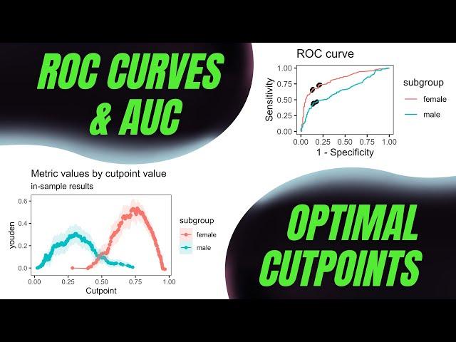 ROC Curves, AUC & Optimal Cutoffs: Master Decision-Making in Machine Learning & Medicine!