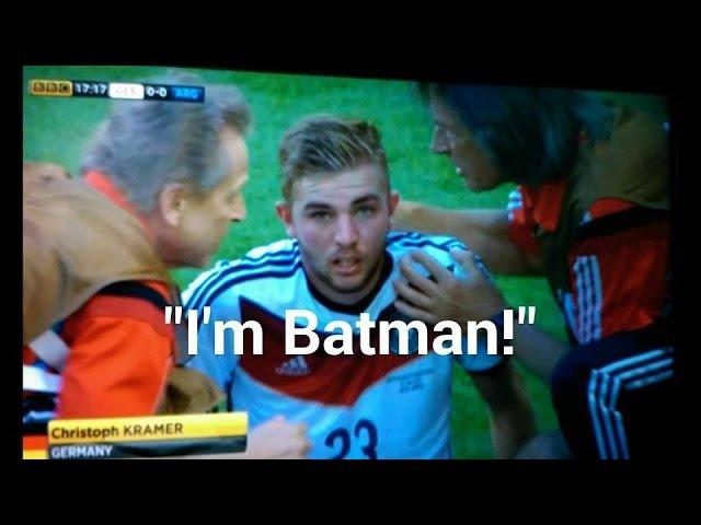 Kramer is Batman World Cup 2014 Final Brazil