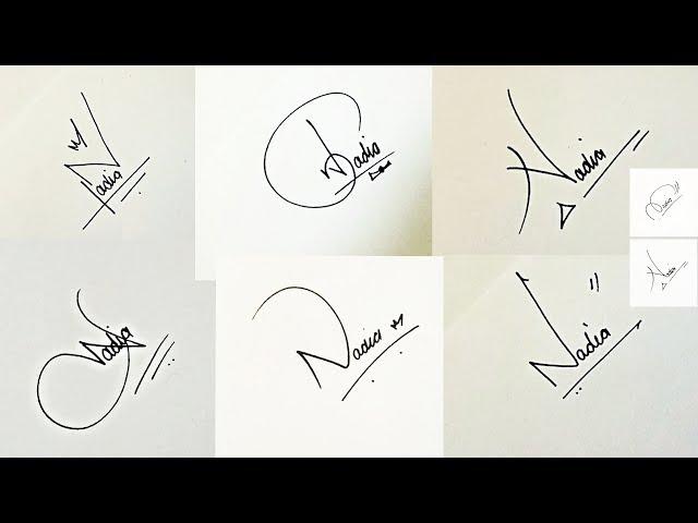 How to Draw Signature like a Billionaire (For Alphabet "N")