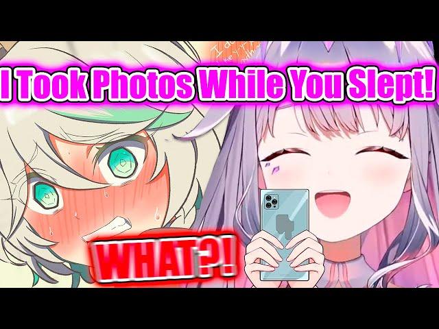 Biboo Suddenly Confesses to Taking IRL Photos of Ceci While She Slept with Her Cat【Hololive EN】