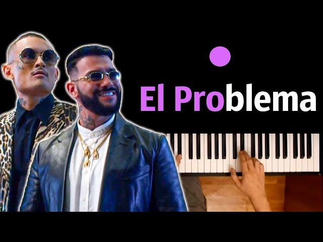 MORGENSHTERN & Тимати - El Problema ● караоке | PIANO_KARAOKE ● ᴴᴰ + НОТЫ & MIDI