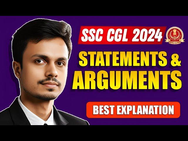 STATEMENT & ARGUMENTS | FOR SSC CGL MAINS 2024 | MATHS MANIA