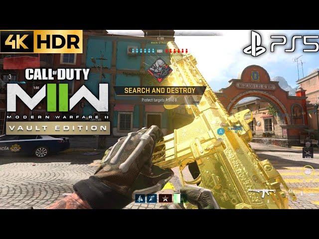 PS5 Modern Warfare 2 Search And Destroy Gameplay 4K HDR | Vault Edition MW2 Multiplayer Gameplay 4K