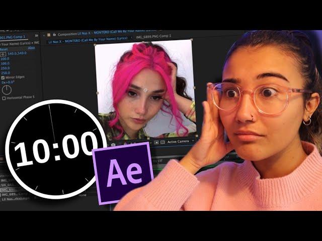 10 minute editing challenge! (after effects)