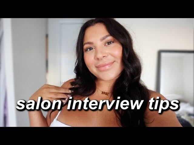 GET READY FOR A SALON INTERVIEW WITH ME + INTERVIEWING TIPS FOR HAIRDRESSERS, ASSISTANTS, FRONT DESK