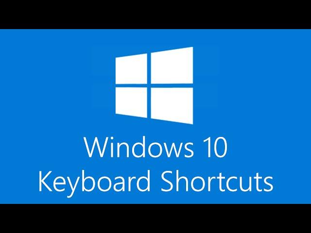 Windows 10 Keyboard Shortcuts!