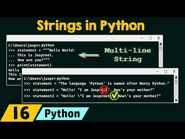 Strings in Python