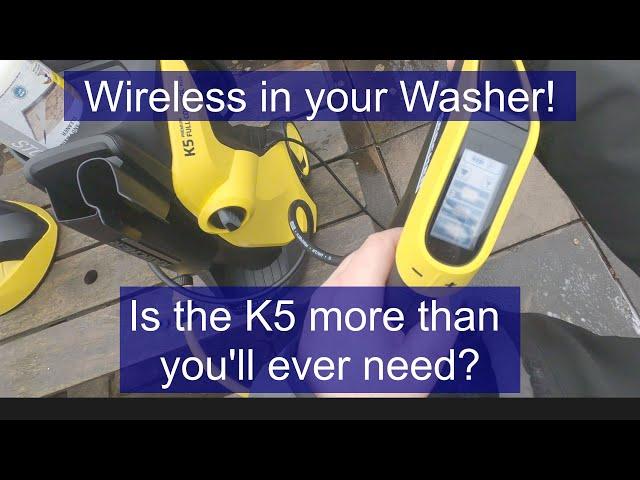 Karcher K5 pressure washer unboxing  Setup and Demo