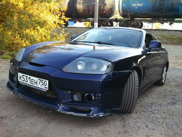 Тачка на прокачку для Avtomana. Hyundai Tiburon GK V6 GT 2003 г.в.