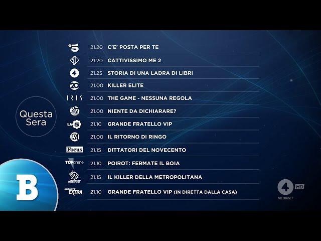 Promo prime serate Mediaset con Twentyseven