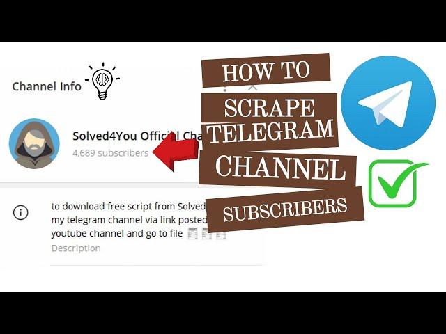 How to Scrape Telegram Channel Subscribers