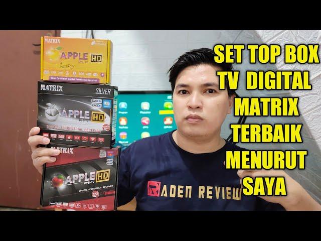 Set Top Box TV DIGITAL TERBAIK MATRIX ,YANG MAU BELI STB CEK #settopboxtvdigitalindonesia