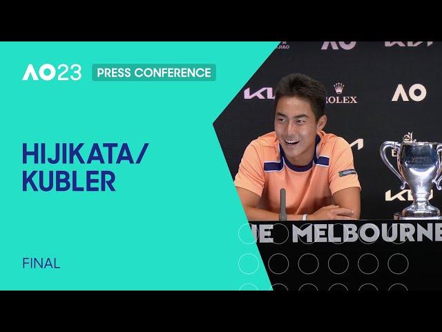 Hijikata/Kubler Press Conference | Australian Open 2023 Final