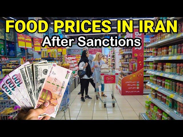 Food Prices In IRAN After SANCTIONS 2023!  Unbelievable Prices ایران