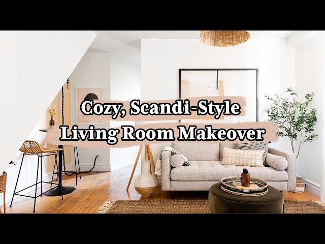 Cozy, Scandi-Style Living Room Makeover For A Deserving Teacher