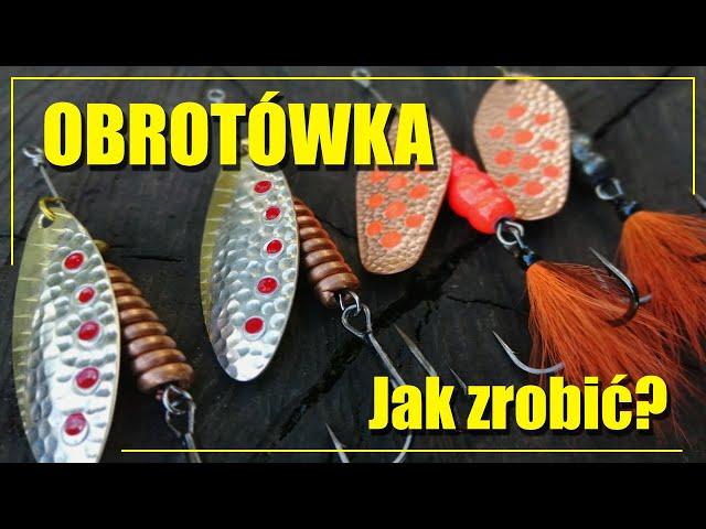 Jak zrobić obrotówkę | Błystka OBROTÓWKA na TROĆ i Szczupaka| Handmade