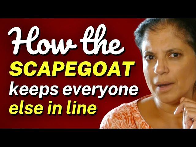 How the SCAPEGOAT keeps everyone IN LINE in narcissistic relationships