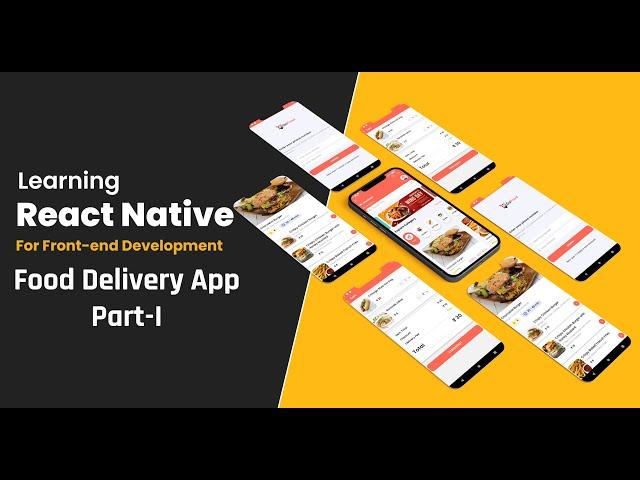 How to Create Food Delivery App in React Native | React Native Tutorial | Splash Screen design