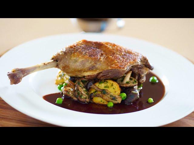 Duck Confit with Potato Sarladaise – Bruno Albouze