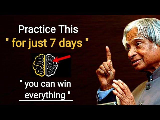 Practice This To Win Everything | Dr Apj Abdul Kalam Sir Quotes |