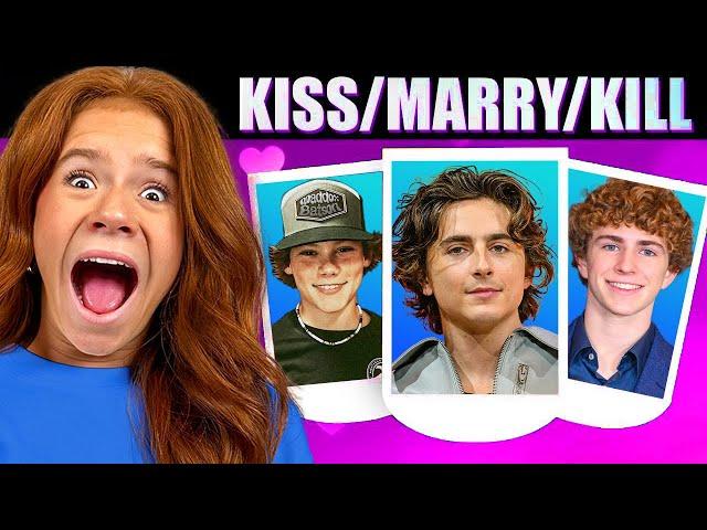 Impossible Kiss/Marry/Kill Game! part 2