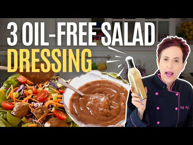 3 Oil-Free Salad Dressings You Need to Make