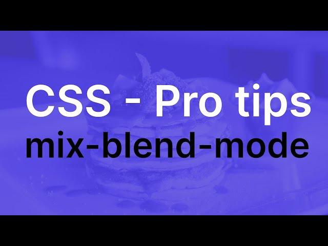 The CSS mix-blend-mode Property | Hero Component with Mix Blend Mode