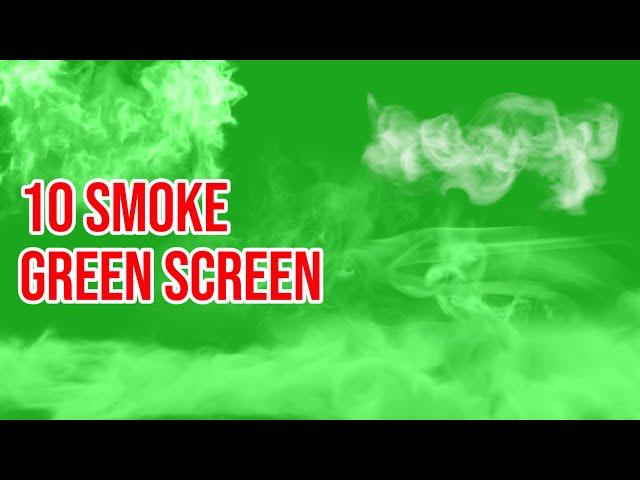 Top 10 || Green Screen Smoke  animation || by Green Pedia