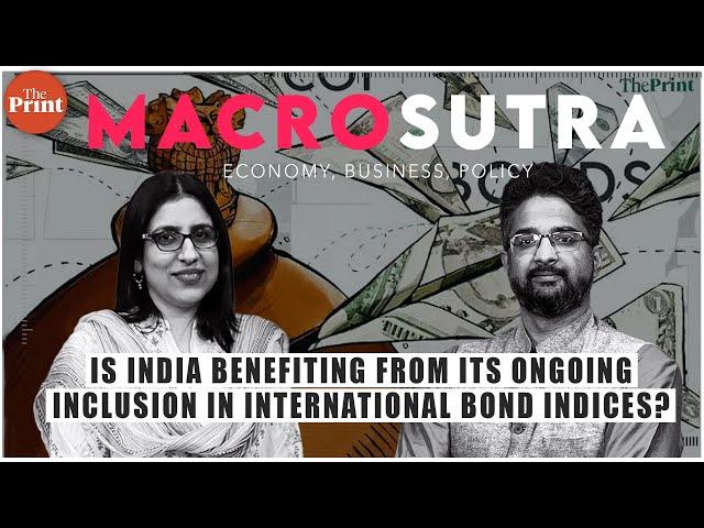 How is India benefiting from the inclusion of its bonds in global indices?