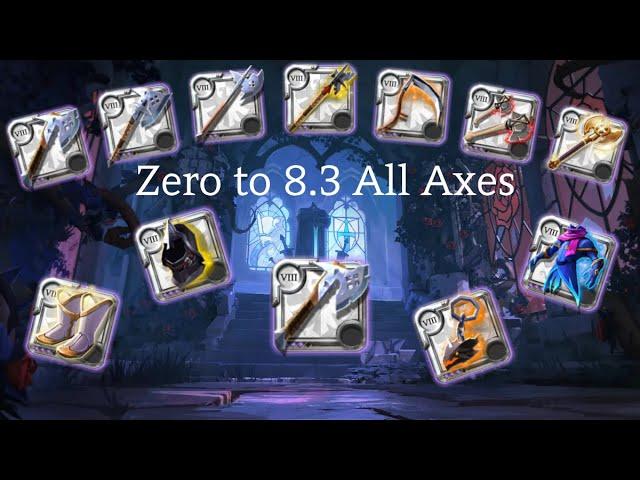 Zero to 8.3 All Axes | Battleaxe | 8.4 Giveaway | Albion Online