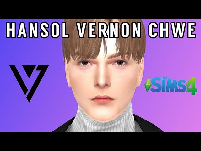 Sims 4 Hansol Vernon Chwe (SEVENTEEN) SIM Making