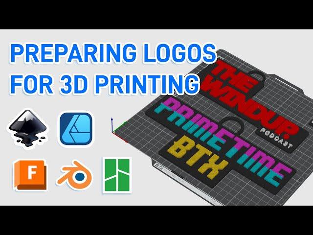 Preparing Logos For 3D Print