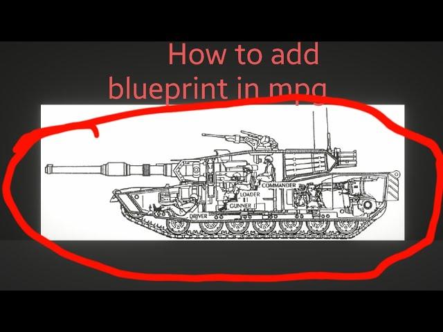 Tutorial how to add blueprint in mpg!