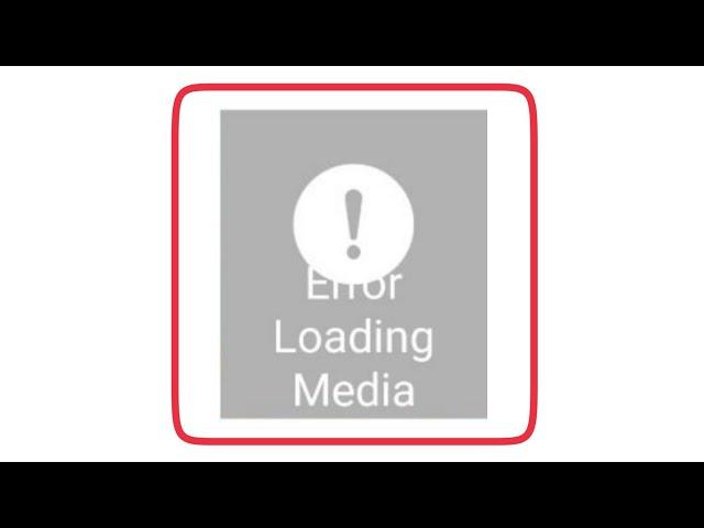 Messenger Error Loading Media Problem || Video Not Not Select Messenger to send problem