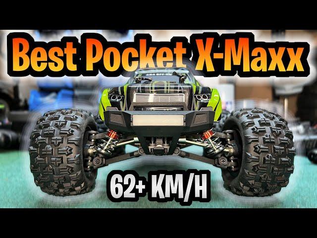 RC Truck: Power of X-Maxx 1/16 Scale 4WD OffRoad 4x4 Rc Car BEZGAR HP161S