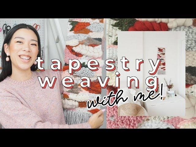 Tapestry weaving a wall hanging (first time) | WITHWENDY