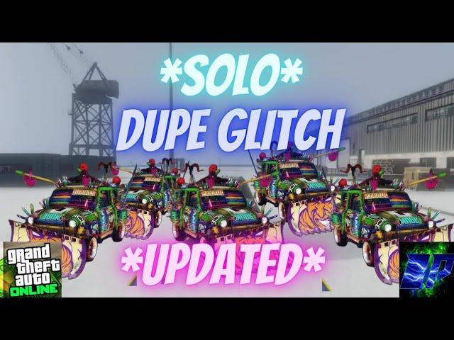 *SOLO* CAR DUPLICATION GLITCH AFTER PATCH GTA 5 ONLINE MONEY GLITCH *WORKING* EASY PS4 PC XBOX PS5