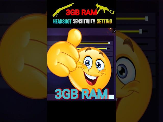 3gb ram best sensitivity in free fire | 3gb ram free fire setting | 3gb ram sensitivity in free fire