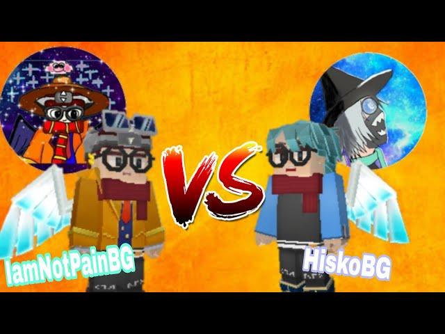 IamNotPain BG  VS  Hisko BG ( 1v1 ) Bed Wars! (Blockman Go Blocky Mods) | IamNotPain BG