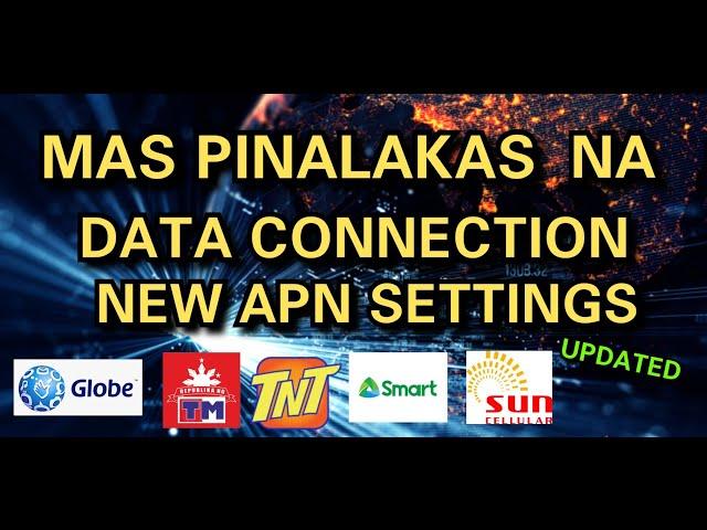 MAS PINALAKAS NA DATA CONNECTION | LATEST APN SETTINGS | LOW PING 2020