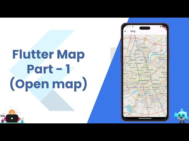 How to open map in Flutter:- Part -1 (Flutter Nik)