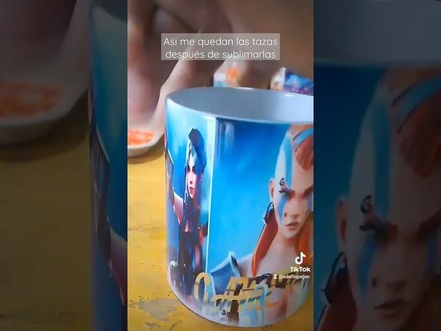 Así quedan mis tazas personalizadas