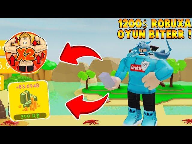 1200$ ROBUXA OYUN BOYLE BITER ! | Lifting Simulator #1 | Roblox Türkçe