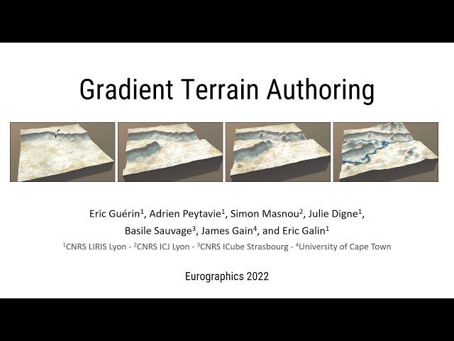 Gradient Terrain Authoring