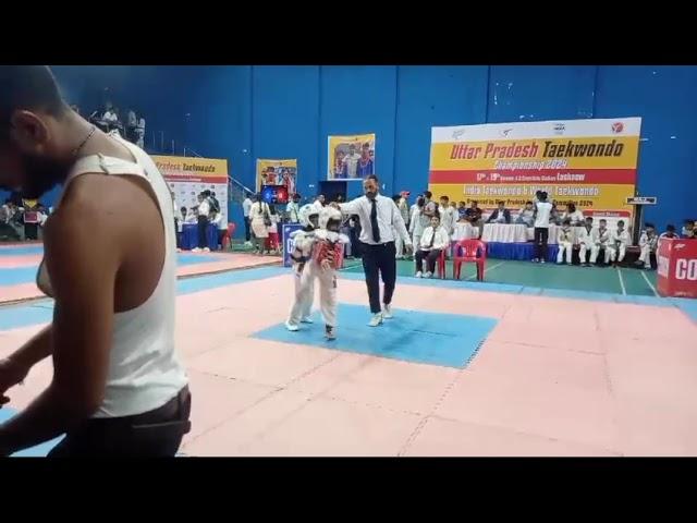 state taekwondo championship (blue chest gard shaurya)win  gold Babu K.D.Singh stadium LKO